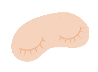 Sweet Dreams Peach Sticker by Good Night Sleep Site