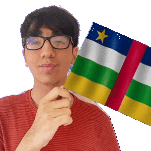 Central African Republic Pride Sticker