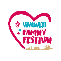 Happy Logo Sticker by vivawest family festival