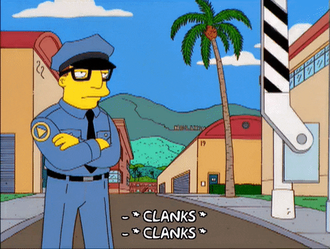 Guarding Season 11 GIF by The Simpsons