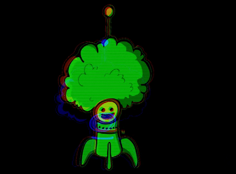 earthburger giphygifmaker space alien universe GIF