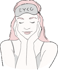 EYKO love gift pillow silk Sticker