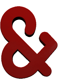 Heart Ampersand Sticker by AndLove