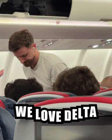 United Airlines Delta GIF by Respective