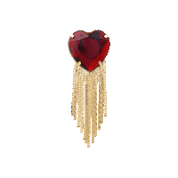 pakerapakera heart jewelry coracao diamonds Sticker
