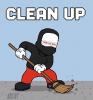 ABCNT clean dirty floor maid GIF