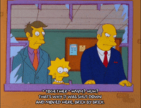 lisa simpson super intendent chalmers GIF