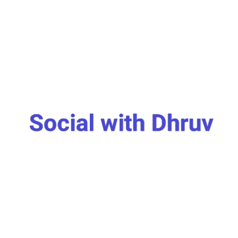 Social With Dhruv Sticker