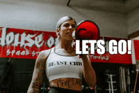 Beastchickz fitness coach letsgo lifting GIF