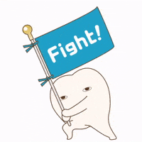 Fight Flag GIF by dental_sozai