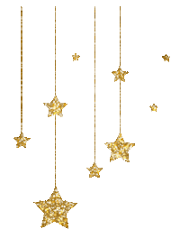 Stars Gold Sticker