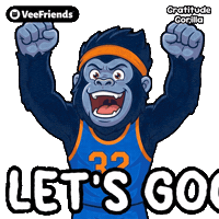 Celebrate Lets Go Sticker by VeeFriends