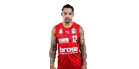 Justin Robinson Sticker by Bamberg Baskets