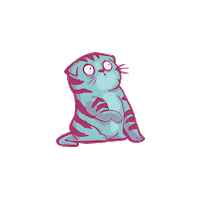 nixusojo art cat gato pri Sticker