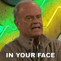 In Your Face Win GIF by Paramount+