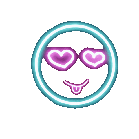 Neon Love Sticker