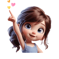 Elistorycriativo Menina Sticker