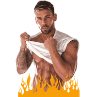Las Vegas Fire Sticker by Chippendales