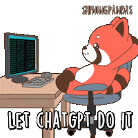 Relaxed Artificial Intelligence Sticker