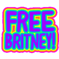 Britney Spears Rainbow Sticker by megan lockhart