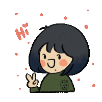 Happy Girl Sticker