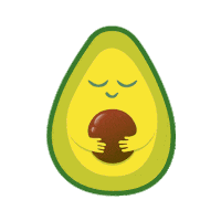 Avocado Sticker by Palta Buena