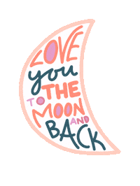 Happy Love You Sticker by Nora Fikse