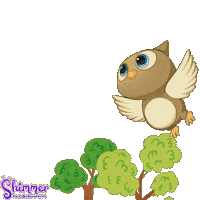 Flying No Worries Sticker by ShimmertheGlowworm