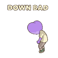 Sad Walk Of Shame Sticker by LT3 Creations