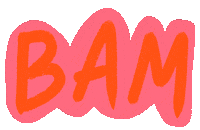 Bam Sticker by akkolade.studio