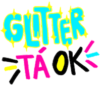 Glitter Carnaval Sticker