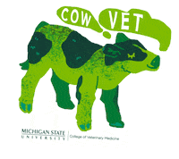 Msuvets Sticker by Michigan State University College of Veterinary Medicine