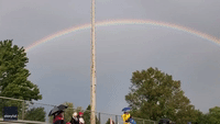 Rainbow Brightens Sky During High School Football Game in Kentucky
