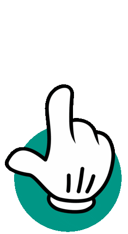 Swipe Up Mickey Mouse Sticker by Nerdom