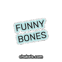 Funny Bones Joke Sticker by chukels