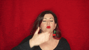christinegritmon kiss red kisses mwah GIF