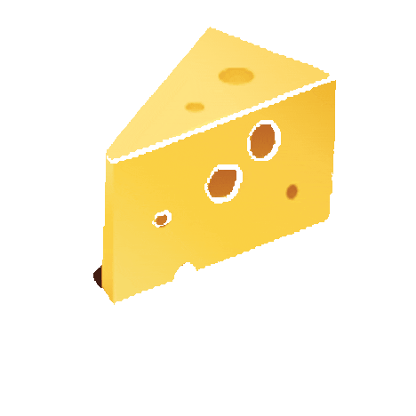 Cheese Eating Sticker by mberry