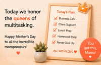 Mothers Day Entrepreneur GIF by Flowpio