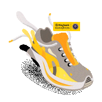 Marathon Lari Sticker by damninceo