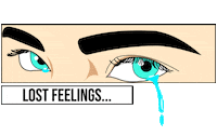 Sad Pop Art Sticker