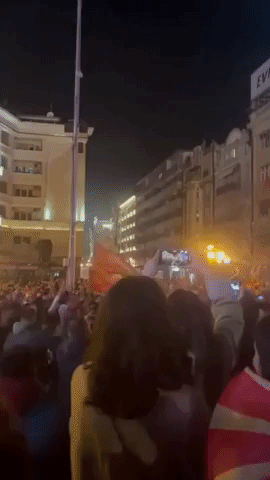 Celebrations Erupt as North Macedonia Beats Italy in World Cup Qualifier
