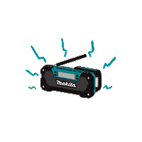 Radio Cxt Sticker by Makita Argentina
