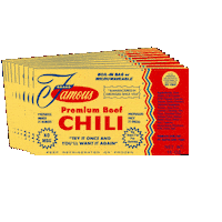 FamousChiliCo texas meat famous beef Sticker