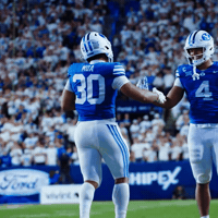 High Five Byu Football GIF by BYU Cougars