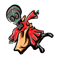 daianazapata6aa0 muneca toxico daianailu muneca de trapo Sticker