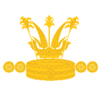Gold Crown Sticker by Asian Civilisations Museum