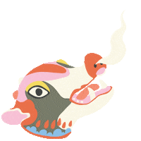 Smoke Steam Sticker by Asian Civilisations Museum