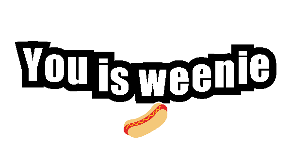 Hot Dog Weenie Sticker by City2ShoreGatewayGroup