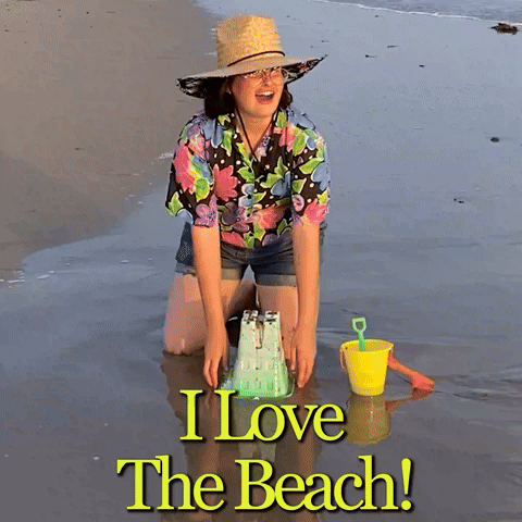 I Love the Beach - Sandcastle