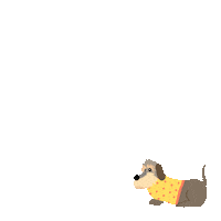 Dog Hotdog Sticker